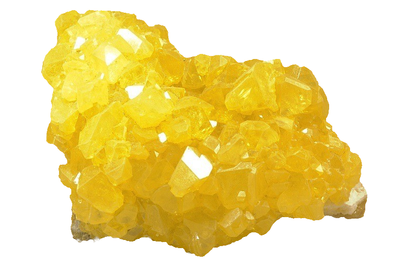 Crystallized sulphur